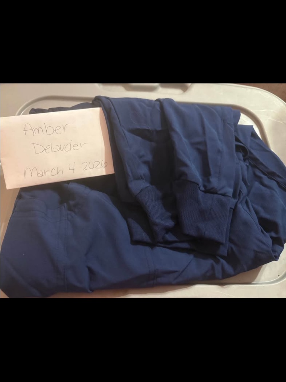 Heartsoul Navy Scrub Pants